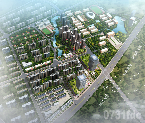 地处星沙产业商业住宅区的核心地段,为未来城市东扩的核心地带